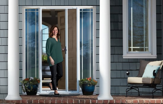 exterior view of home with andersen storm doors