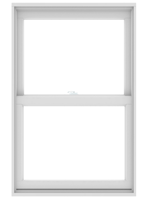 andersen interior white double hung window