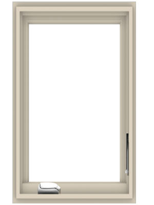 andersen e series casement window with canvas trim