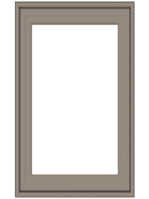 andersen e series casement window with sandtone trim