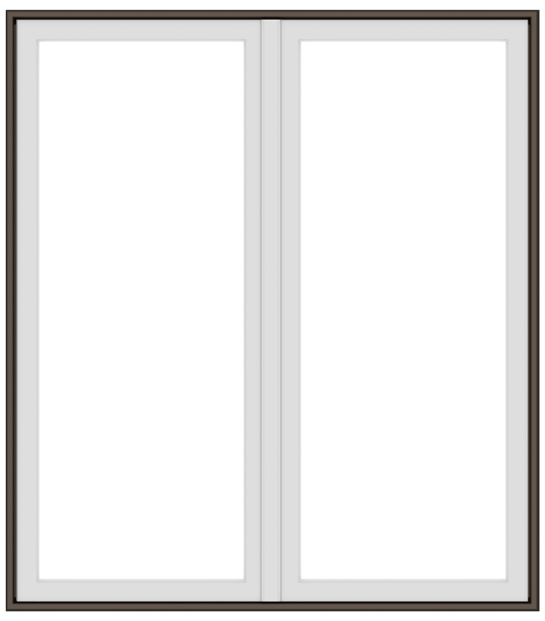andersen e series french casement window with terratone trim
