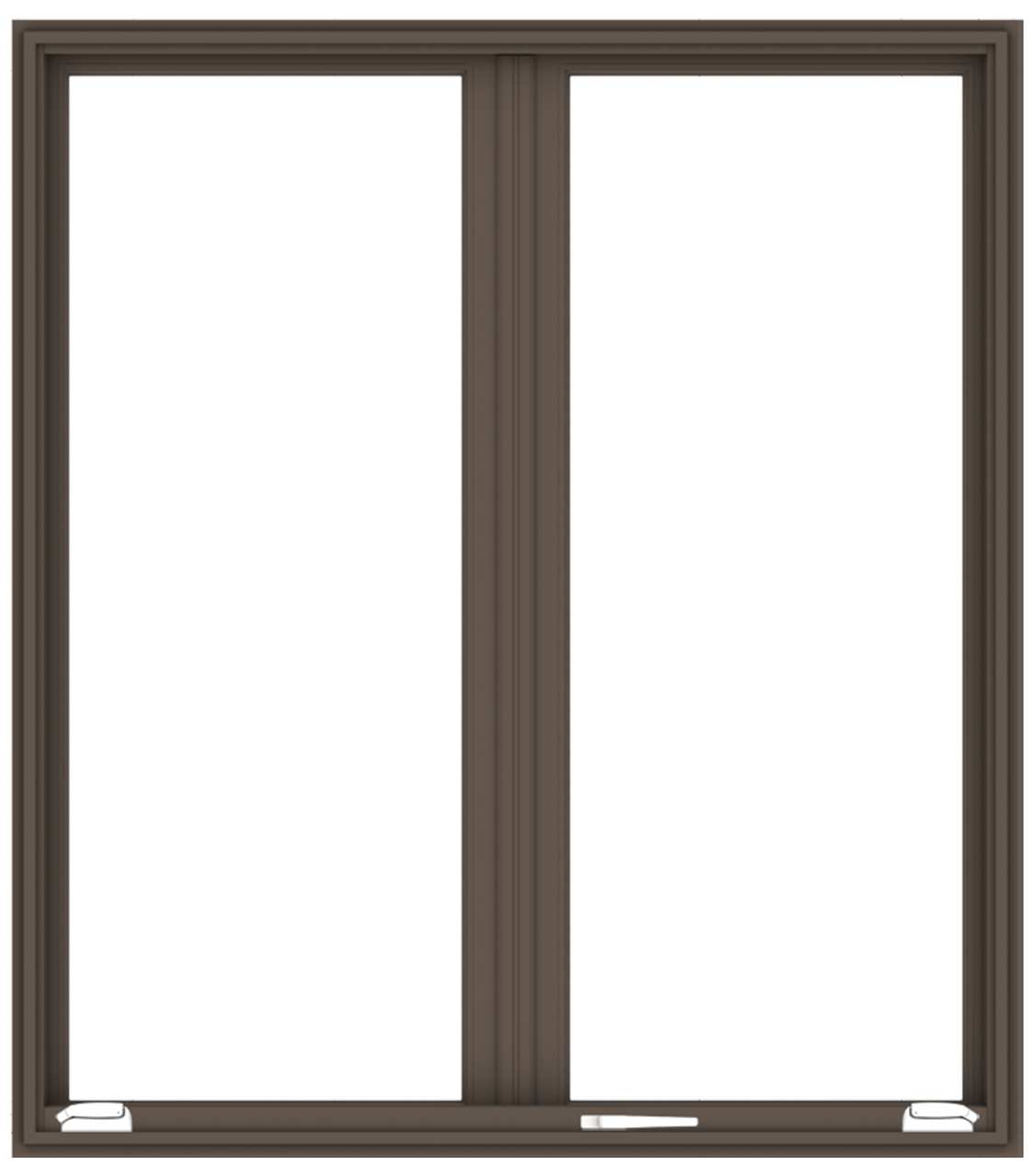 andersen e series french casement window with terratone trim