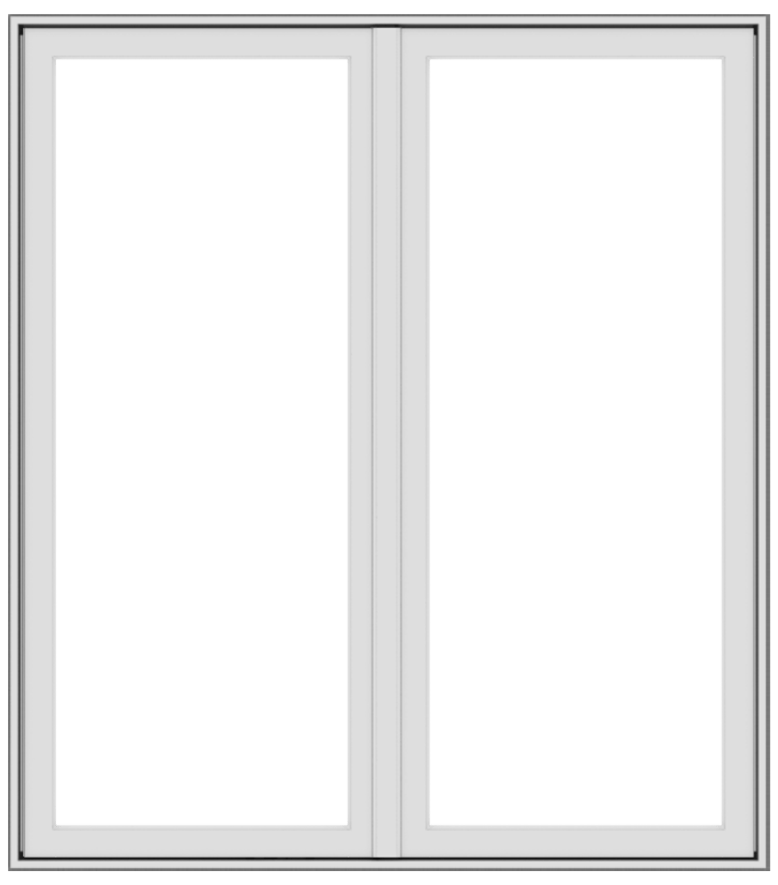 andersen e series french casement window with white trim