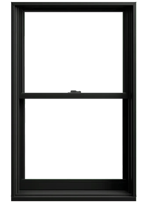 andersen tilt wash double hung interior black window